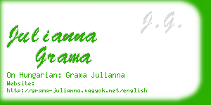 julianna grama business card